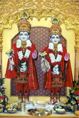 Shri Akshar Purushottam Maharaj, BAPS Shri Swaminarayan Mandir, Philadelphia PA 