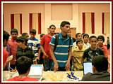 The Swaminarayan Sampraday: 1781 As balaks arrive, they register for the shibir