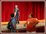 The Swaminarayan Sampraday: 1781 Delegates watch and participate in the evening program 