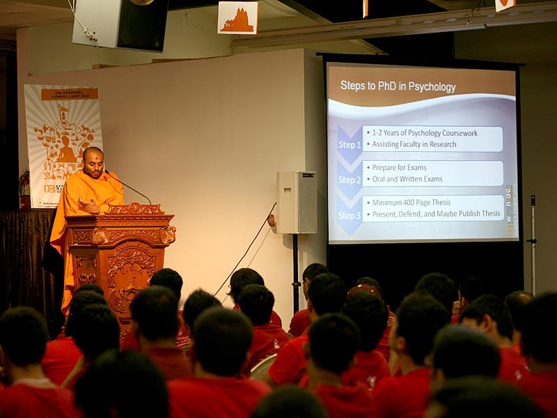 The Swaminarayan Sampraday: 1781 Pujya Saints gave a presentation on the philosophy of the Swaminarayan Sampraday