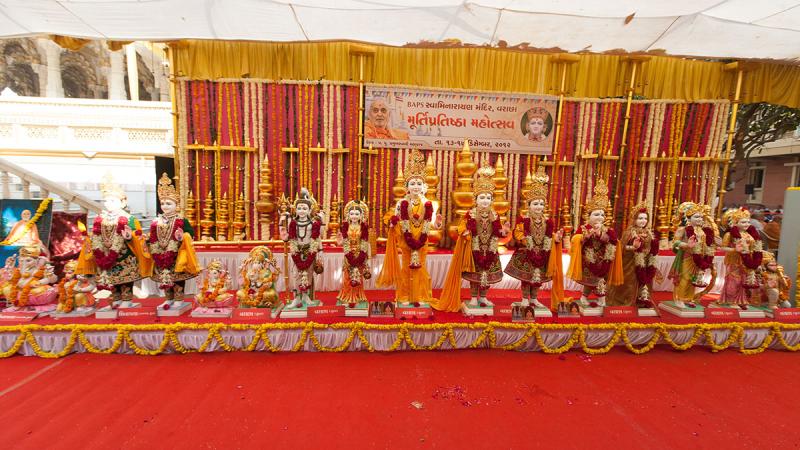  Murtis to be consecrated at BAPS Shri Swaminarayan Mandir, Varachha (Surat), and Shivchhaya (surat) India, 