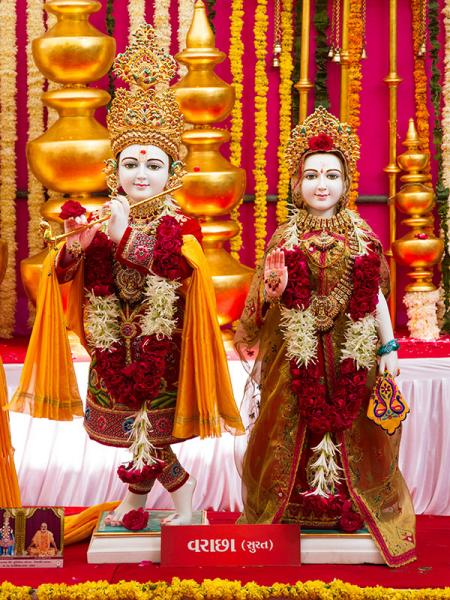  Shri Radha-Krishna Dev murtis to be consecrated at Varachha Mandir