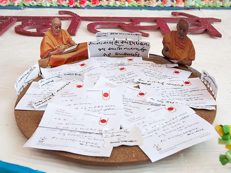  Decorations to mark Swamishri's Janm Jayanti celebrations