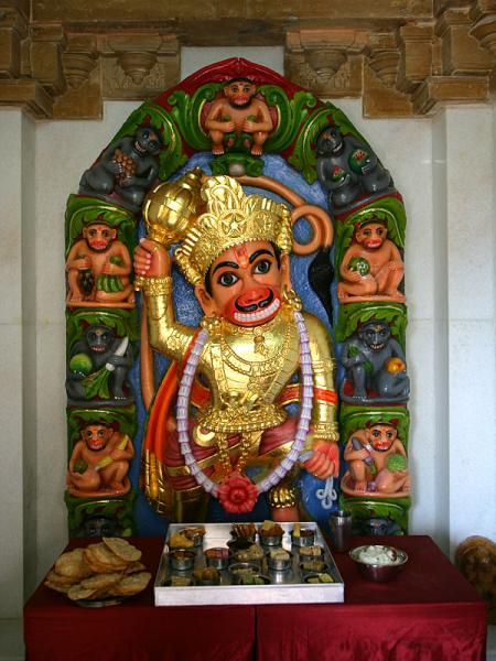 Annakut before Shri Hanumanji