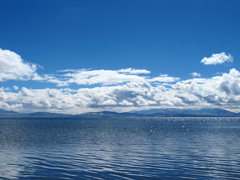 The holy Manasarovar lake
