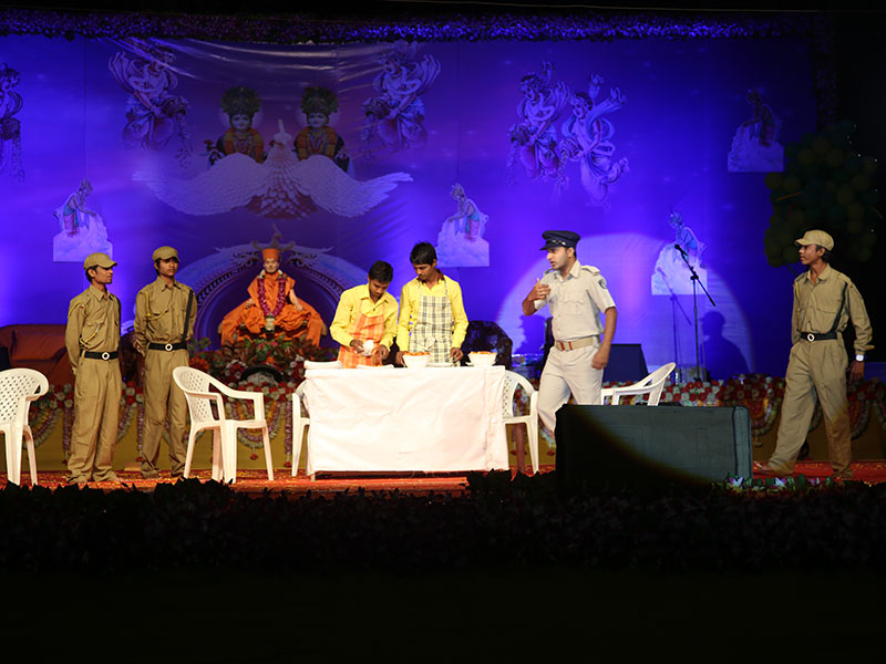 Pramukh Swami Maharaj's 93rd Birthday Celebration, Sankari - a skit performed by youths