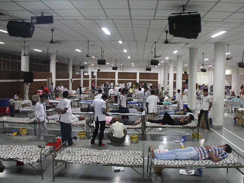 93rd Janma Jayanti, Rajkot - Blood donation camp