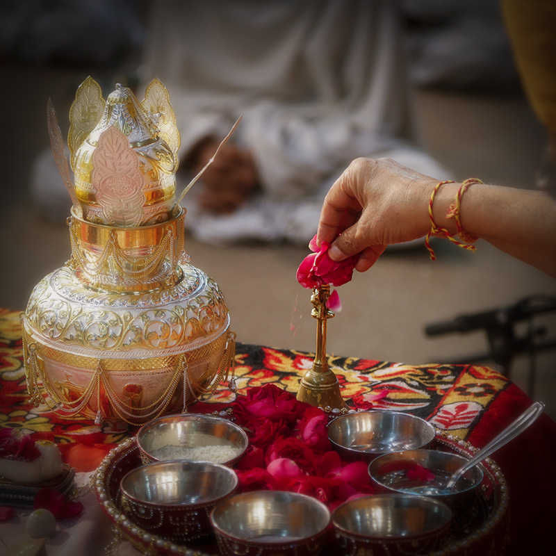 Mahapuja rituals