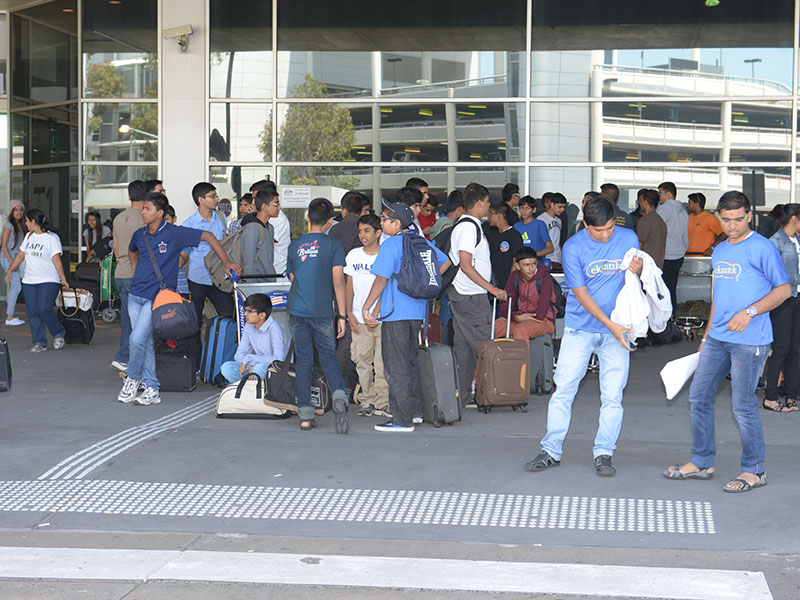 Kishore delegates arriving at the convention