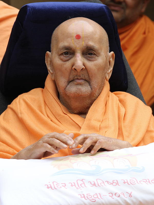 Swamishri blesses devotees