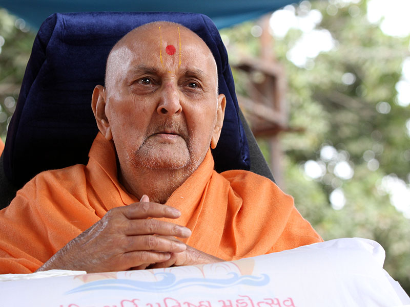 Swamishri in a divine mood
