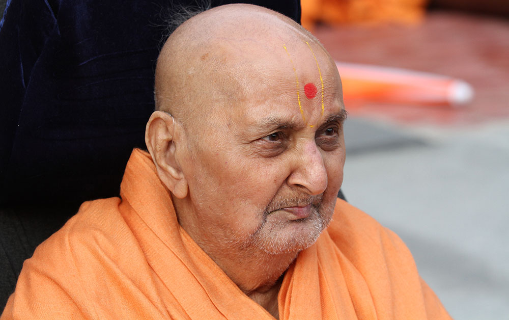Swamishri in a divine mood