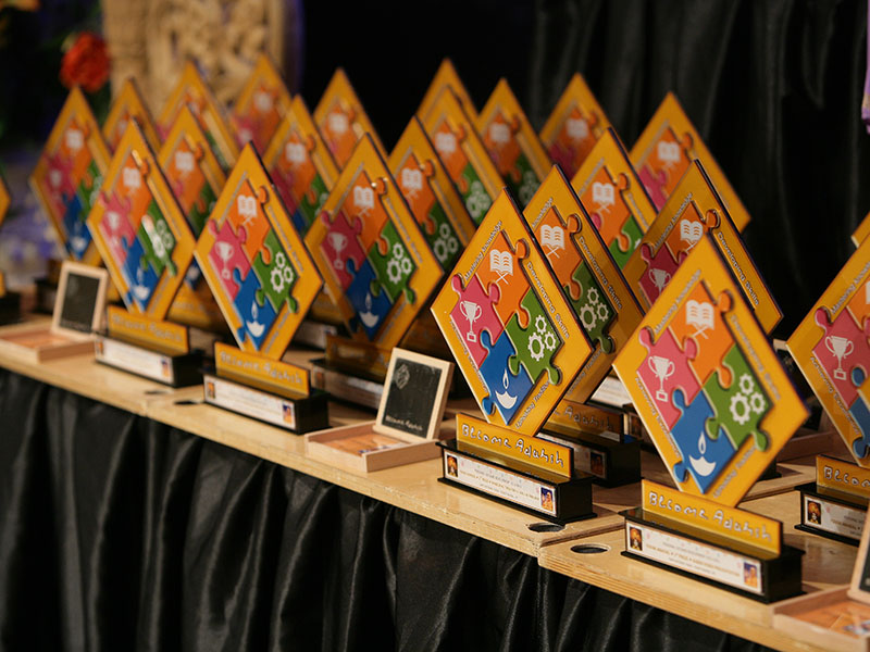 Awards for prize winners in the competitions