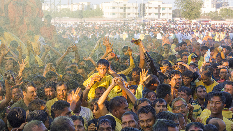 Pushpadolotsav in Sarangpur: Celebrating Holi, the festival of colors
