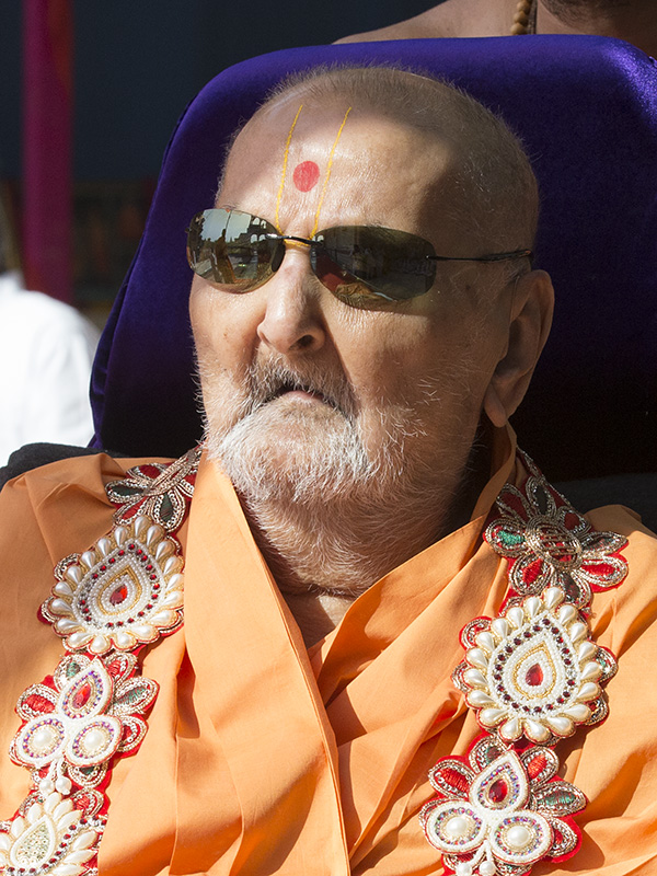 Swamishri in a divine mood 