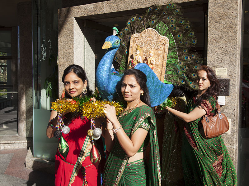 Nagar Yatra by mahila mandal in the city of Hong Kong