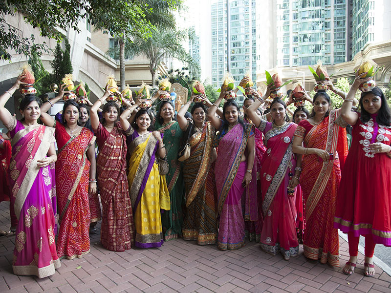 Nagar Yatra by mahila mandal in the city of Hong Kong
