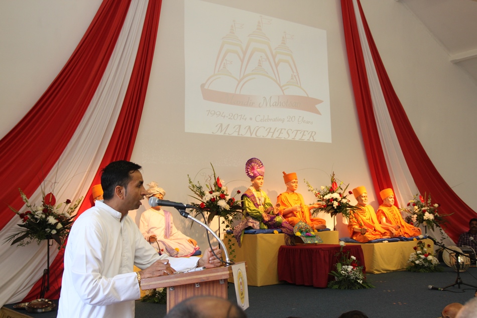 20th Patotsav and Murti Pratishtha Celebrations at BAPS Shri Swaminarayan Mandir, Manchester