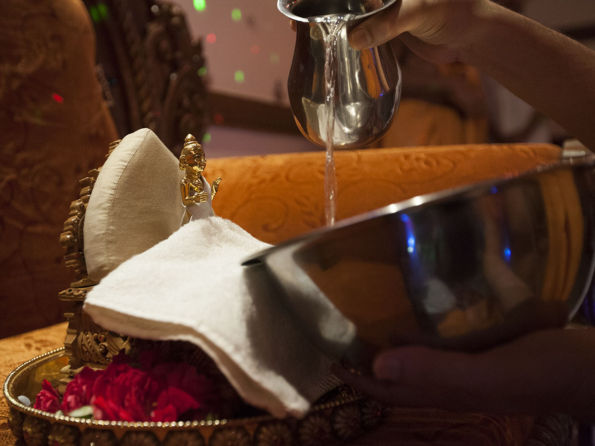 Shri Harikrishna Maharaj morning routine - dincharya darshan
