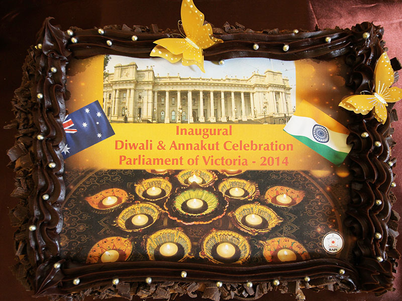 Annakut at Parliament of Victoria,  Melbourne, Australia