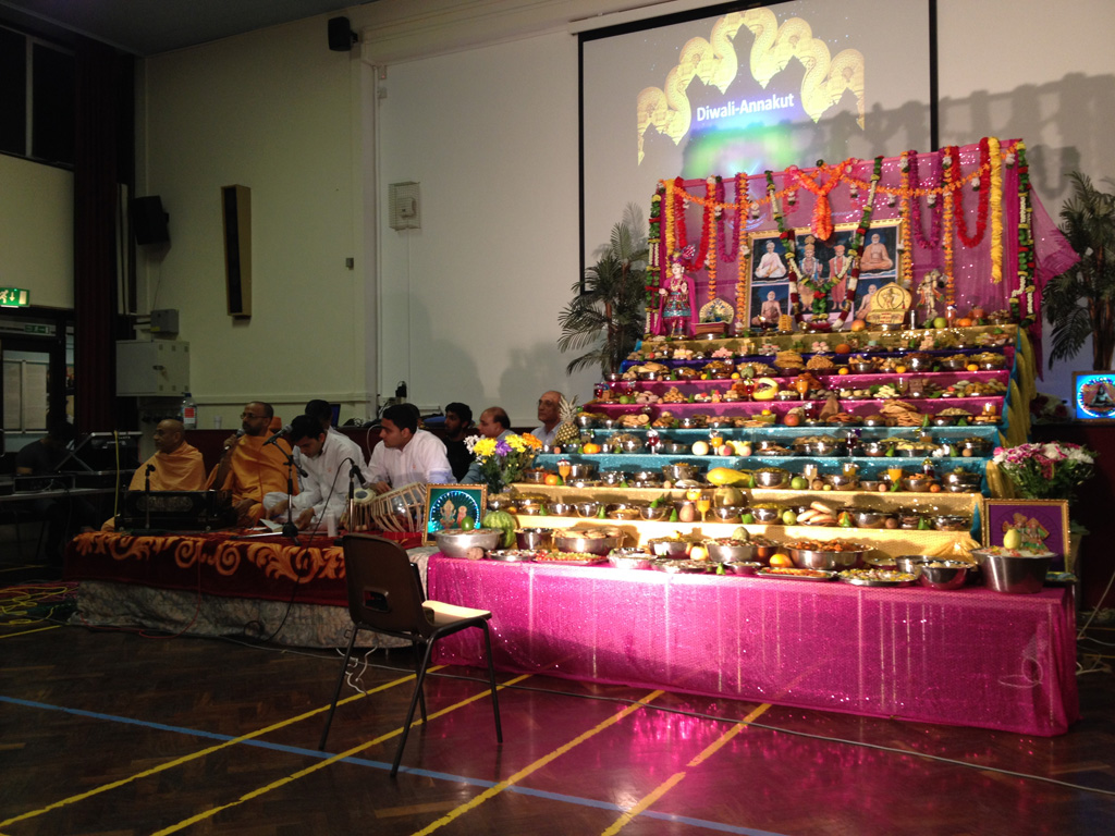 Diwali and Annakut Celebrations, Brighton, UK