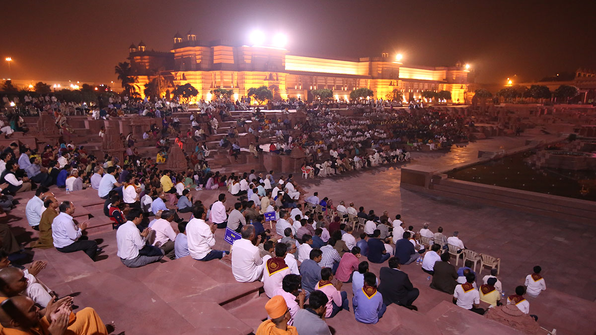 Opening Ceremony of the Sahaj Anand Water Show, 7 November 2014