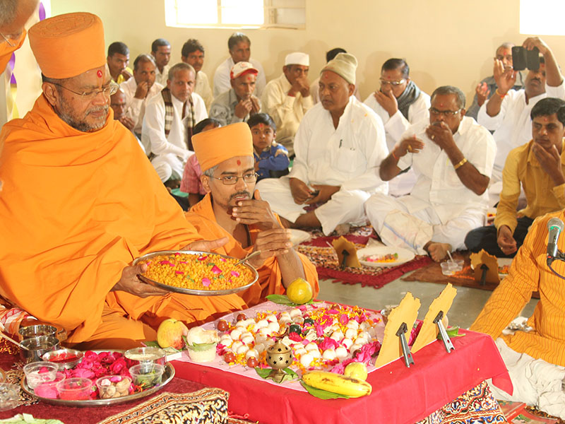 Murti-Pratishtha Mahotsav at the BAPS Shri Swaminarayan Mandir, Kamboi, District Dahod, Gujarat