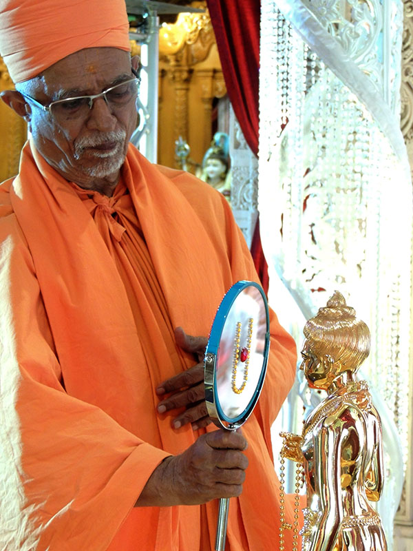 Pujya Doctor Swami performs pratishtha rituals