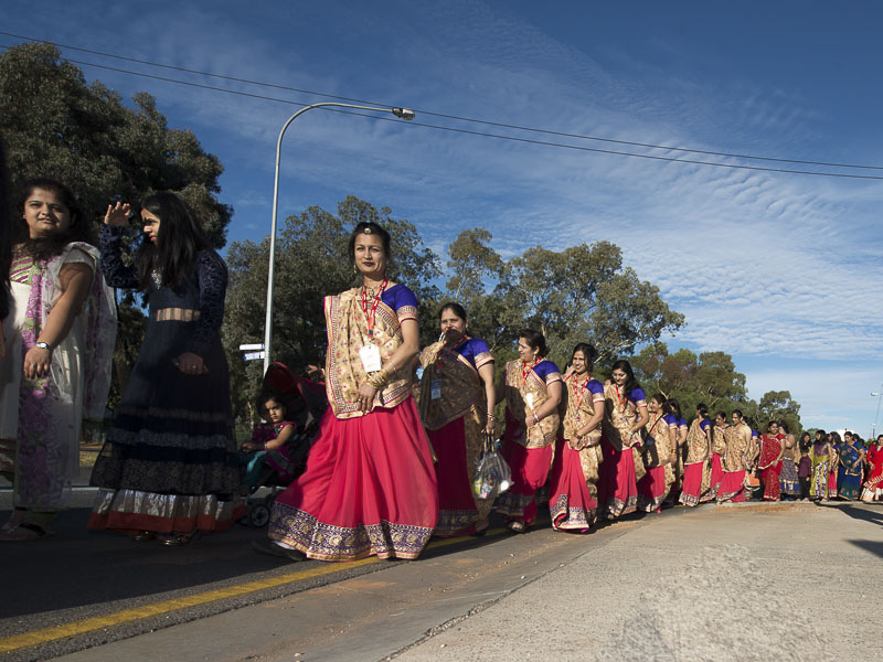 Balikas, Kishoris and Yuvatis participate in the procession