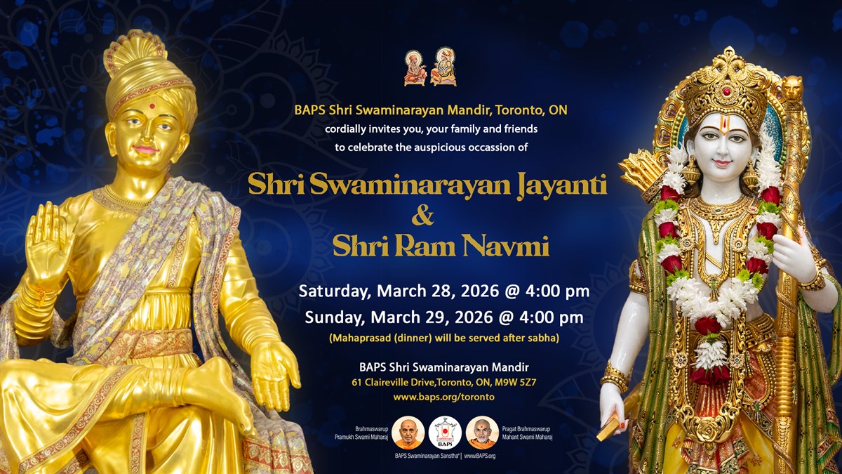 Shri Swaminarayan Jayanti & Shri Ram Navmi