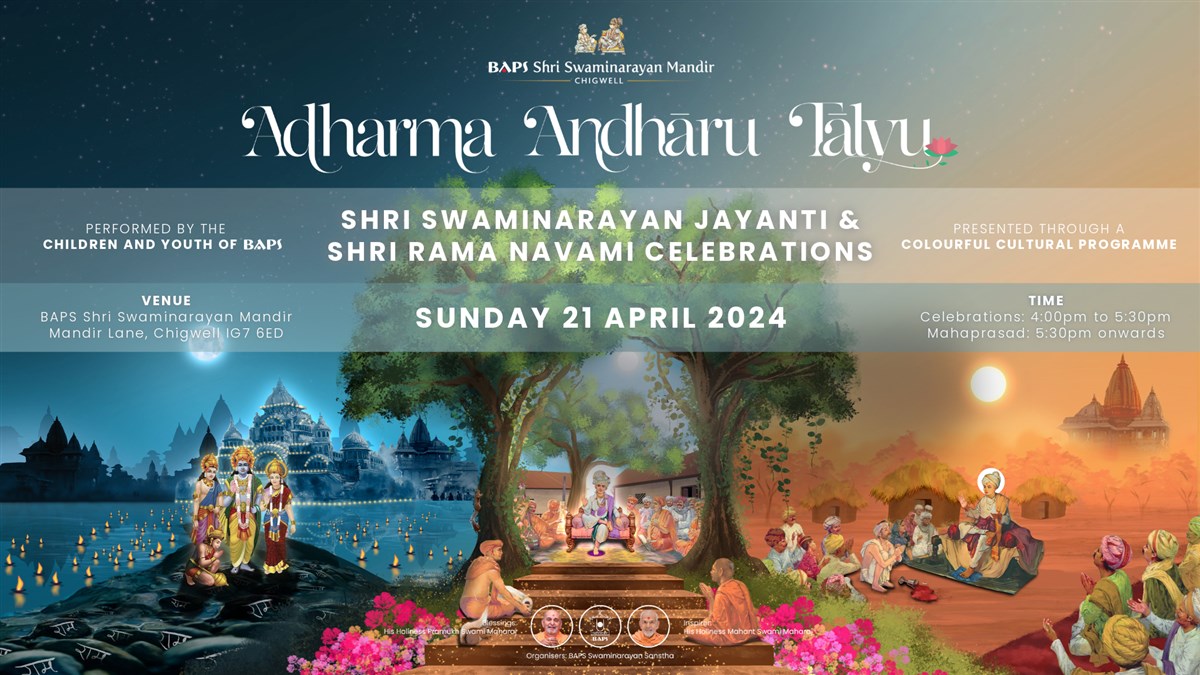 Shri Swaminarayan and Ram Navami Celebrations