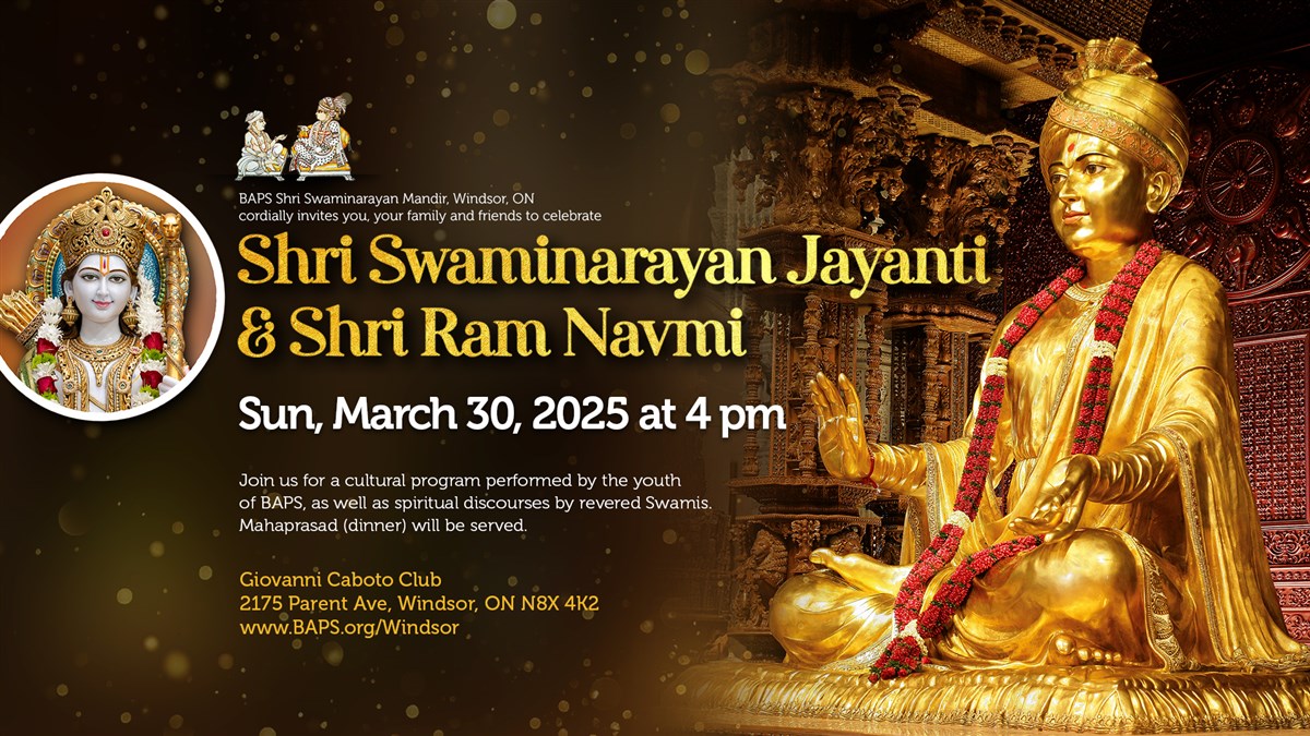 Shri Swaminarayan Jayanti & Shri Ram Navmi