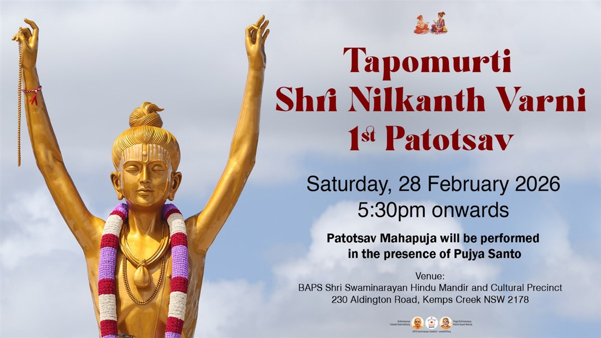1st Patotsav of Tapomurti Shri Nilkanth Varni