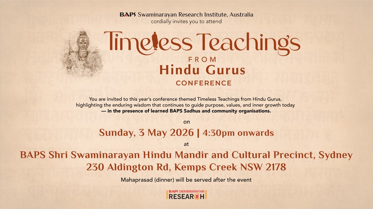 Timeless Teachings from Hindu Gurus (Conference)