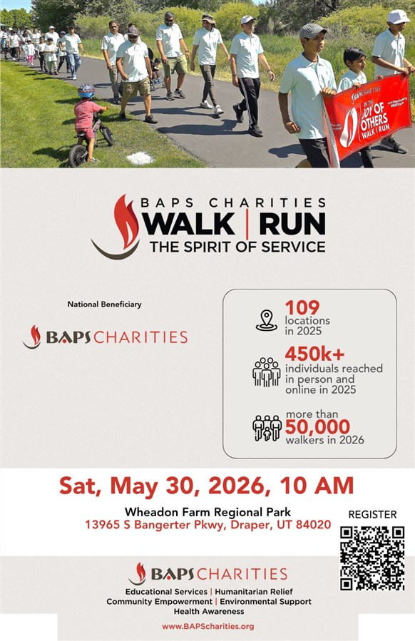BAPS Charities Walk | Run 2026