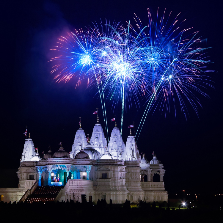 Diwali, Chopda Pujan, 15th Patotsav, & Fireworks
