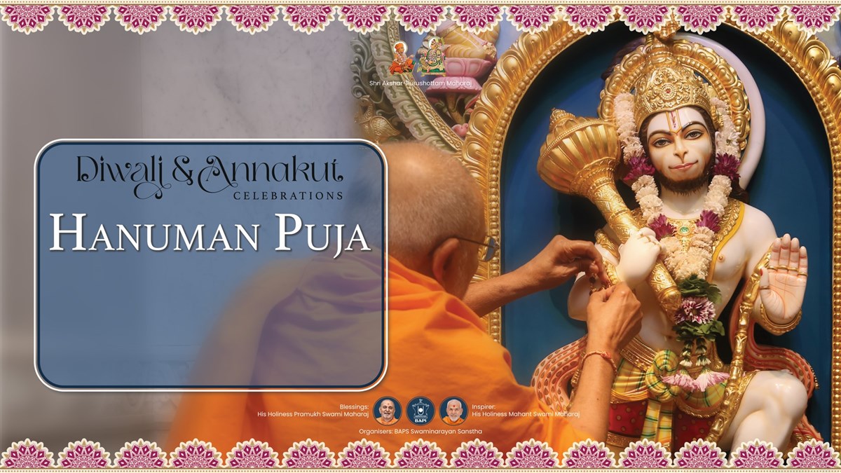 Diwali & Annakut Celebrations: Hanuman Puja