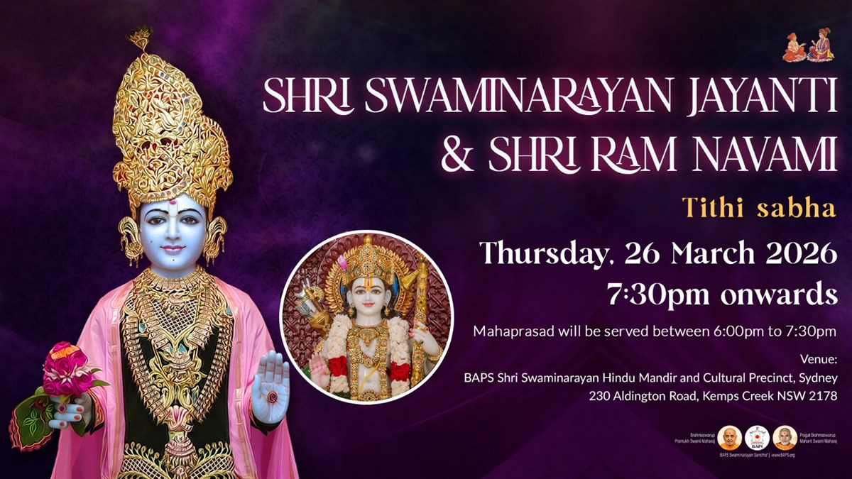 Shri Swaminarayan Jayanti & Shri Ram Navami