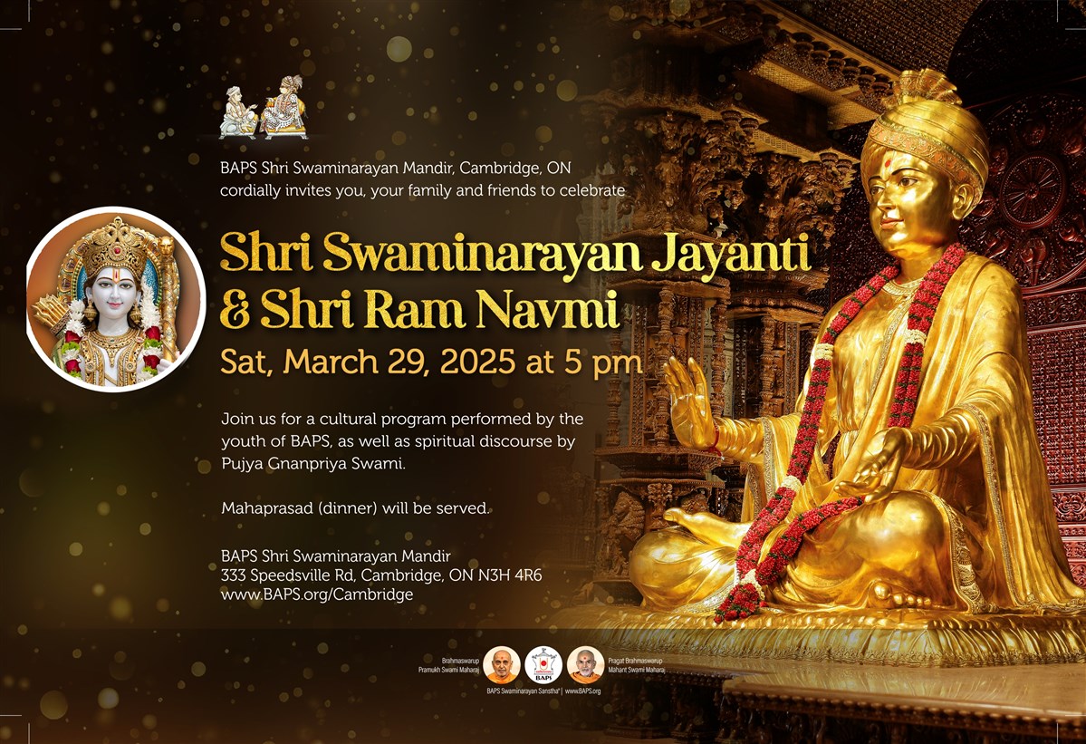 Shri Swaminarayan Jayanti & Shri Ram Navmi