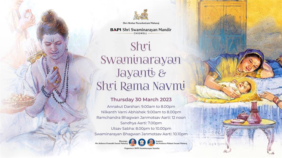 Shri Swaminarayan Jayanti and Shri Rama Navami