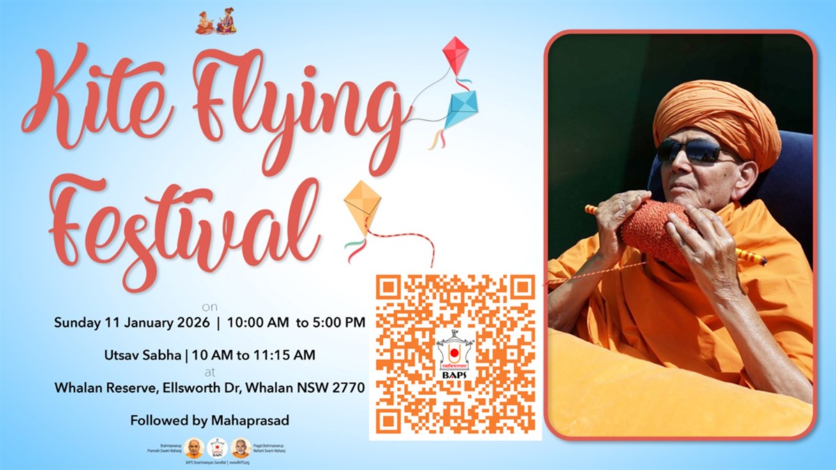 Kite Flying Festival (in the presence of Pujya Sant Mandal)