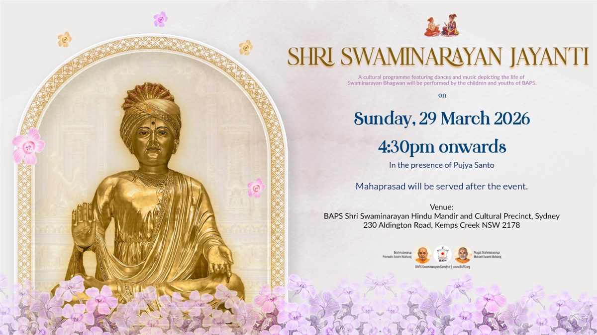 Shri Swaminarayan Jayanti (Festival Sabha)