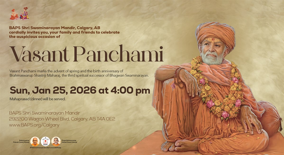 Vasant Panchmi & Shastriji Maharaj Birthday Celebration