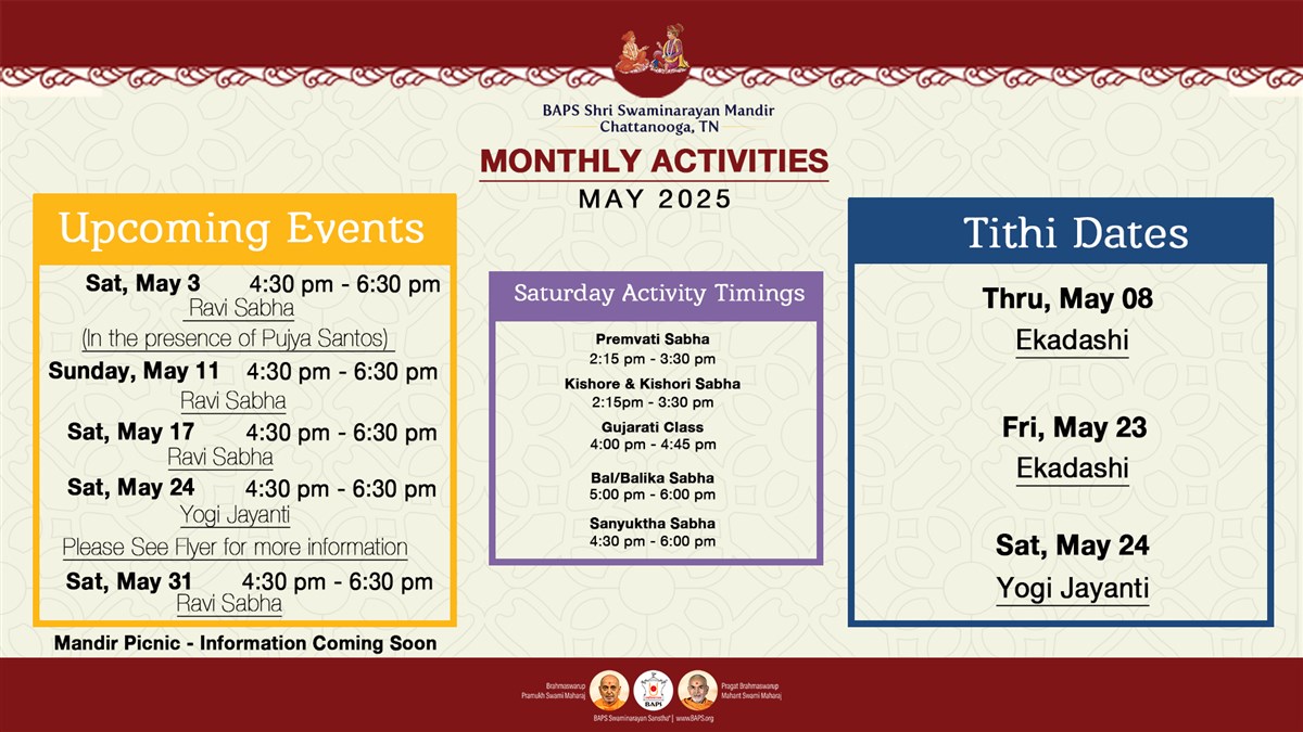 Satsang Activities