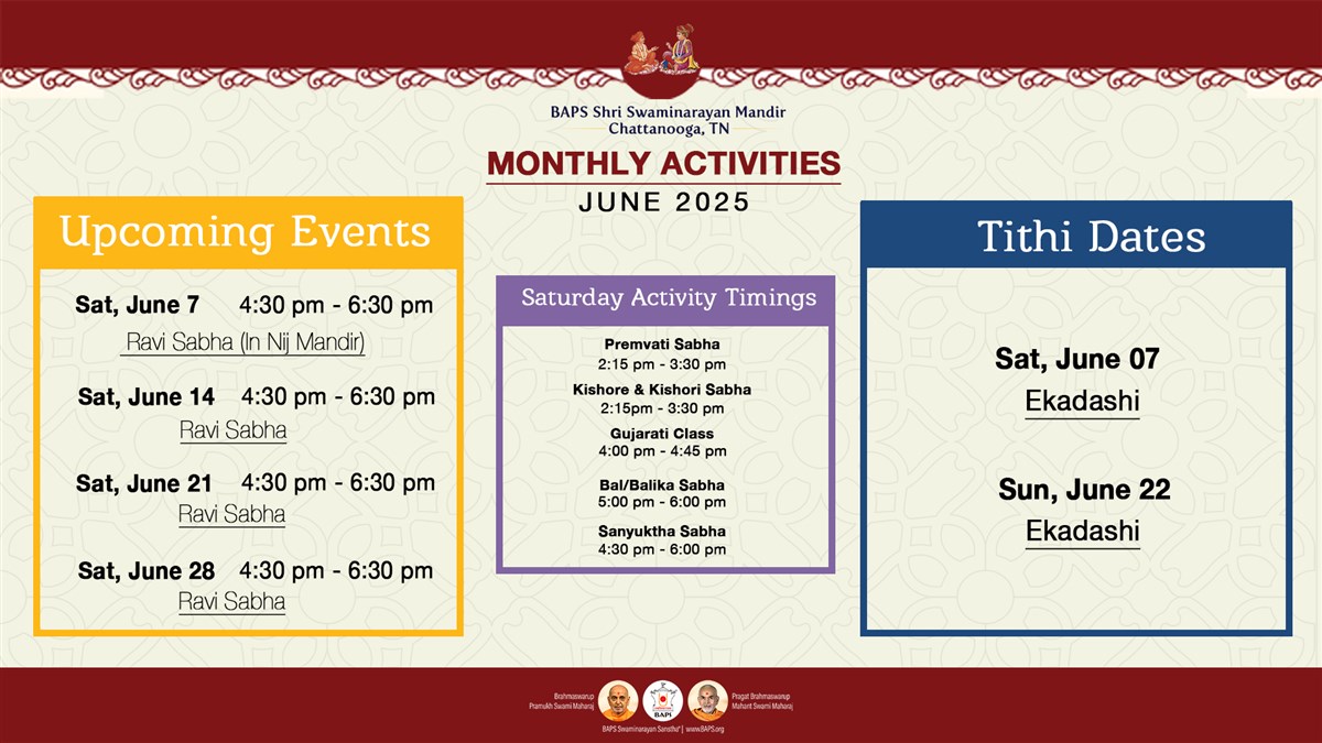 Satsang Activities