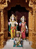 Bhagwan Shri Ram, Shri Sitaji and Shri Hanumanji
