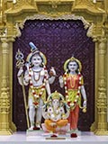 Shri Shiv-Parvati Dev and Shri Ganeshji