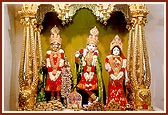 Shri Harikrishna Maharaj and Shri Radha-Krishna Dev