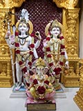 Shri Shiv-Parvati Dev and Shri Ganeshji