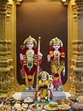 Bhagwan Shri Ram, Shri Sitaji and Shri Hanumanji